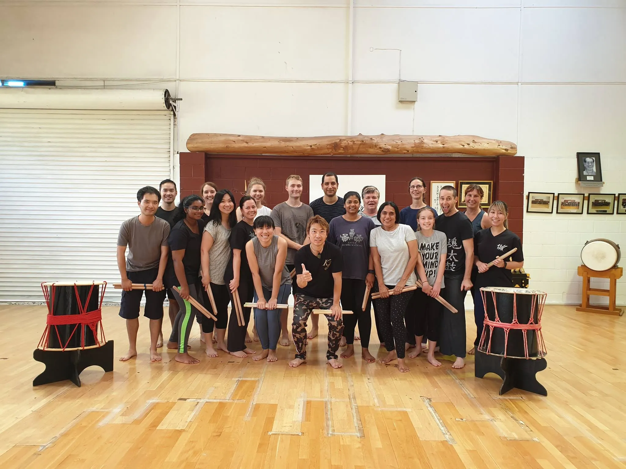 Tamashii Taiko Drummers workshop